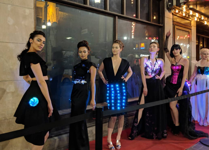 LED dress product photo