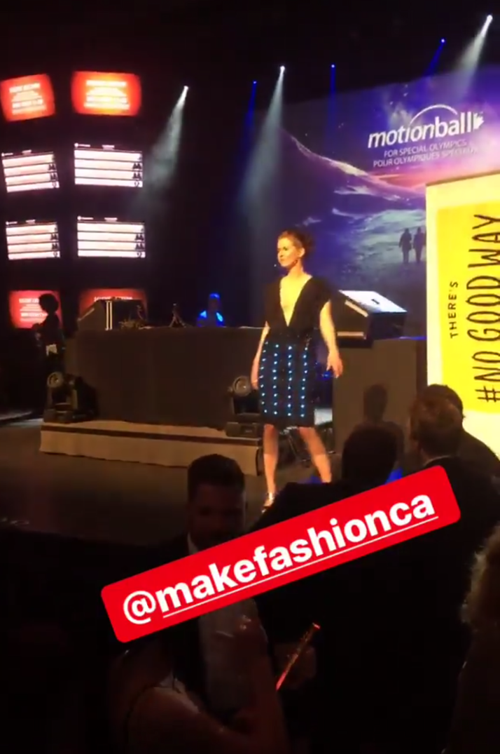 LED fashion close-up