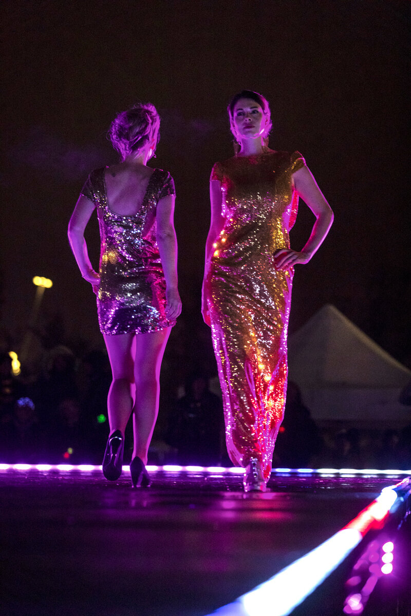 Lumen Couture LED dresses at MakeFashion