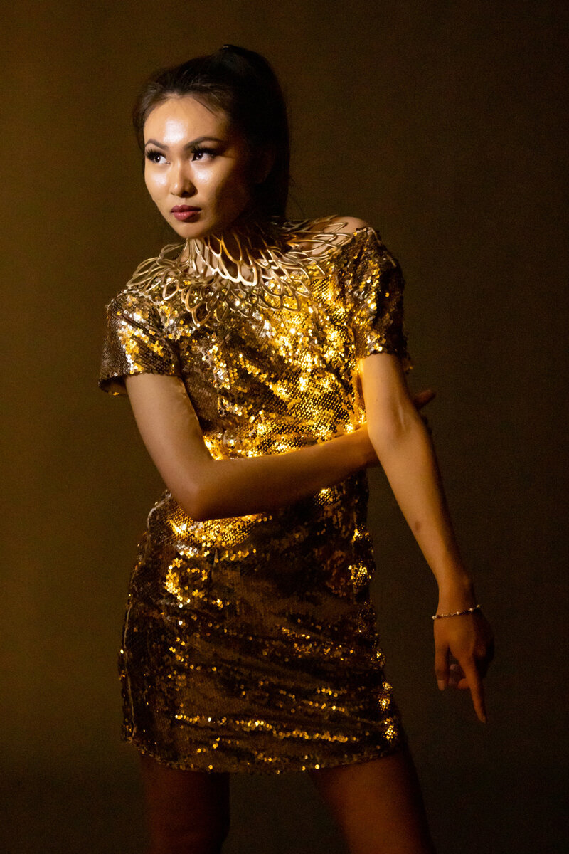 LED sequin garment
