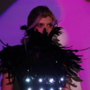 Dark Power Bodysuit, animated LED effects showcase