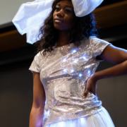 LED Sequin Top, silver sequin dress