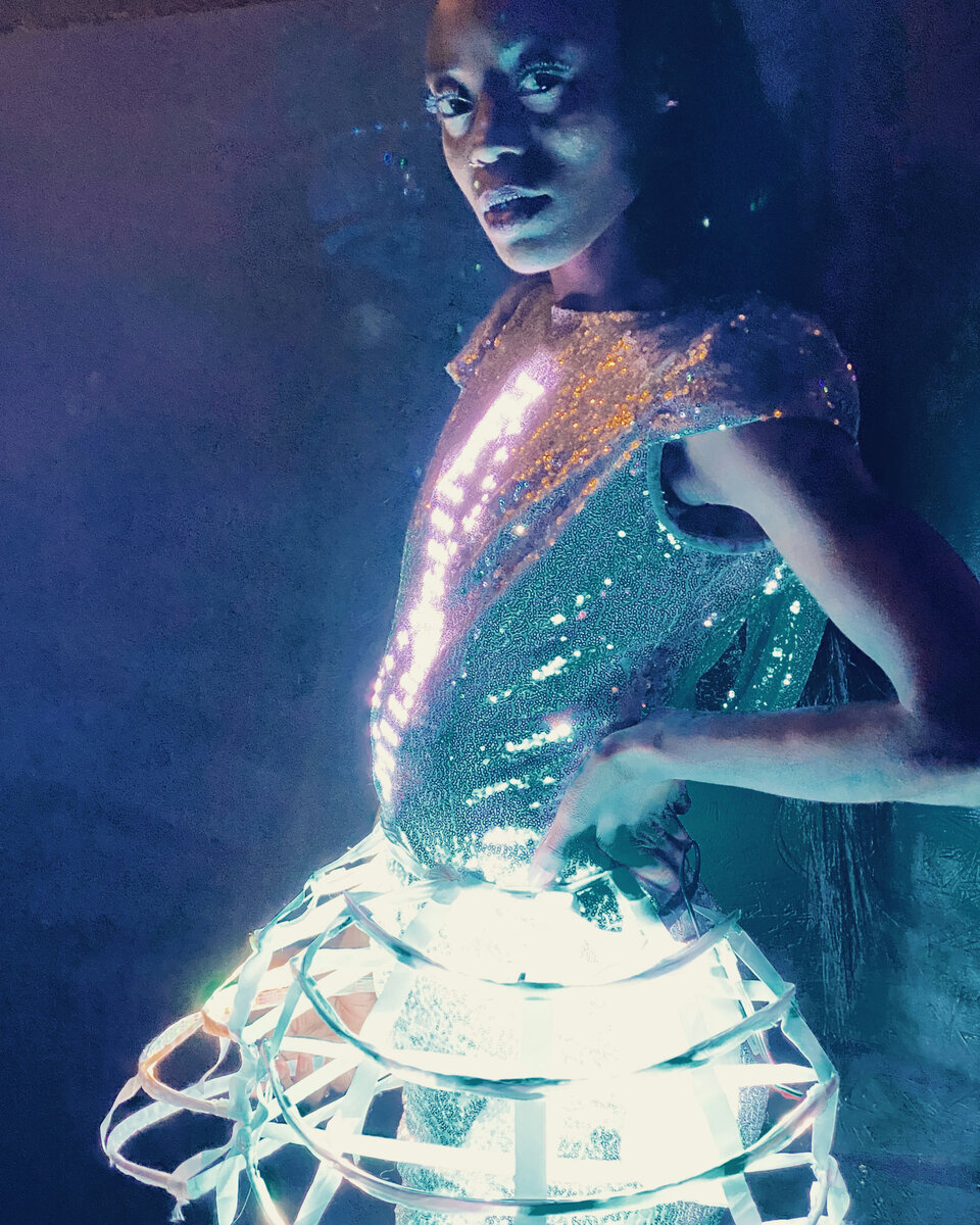 LED fashion at TrapxArt Seattle 2019, photo 3