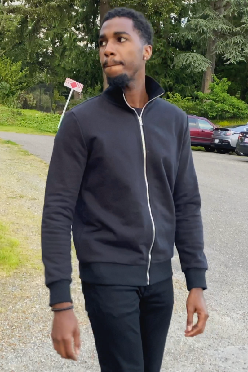 LED Matrix Hoodie, front view