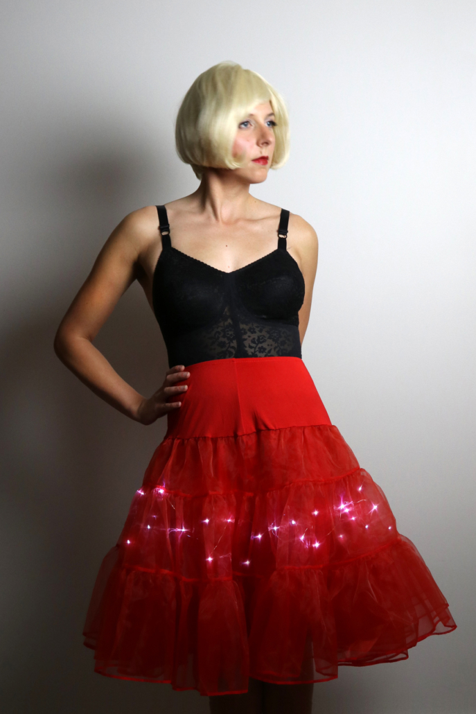 plus size glow tutu