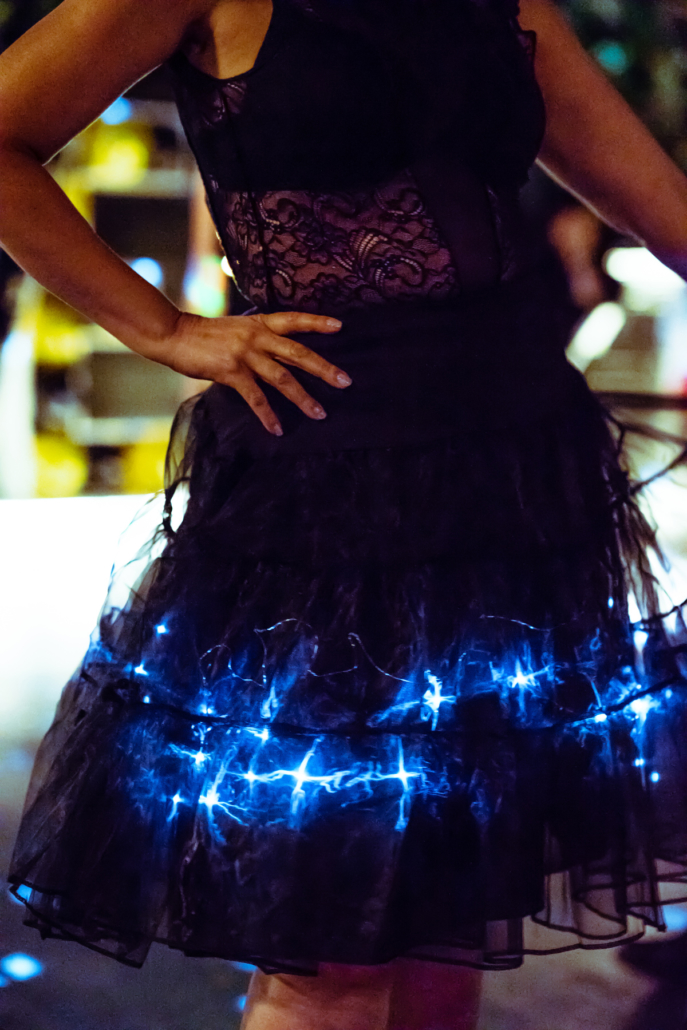 plus size glow tutu